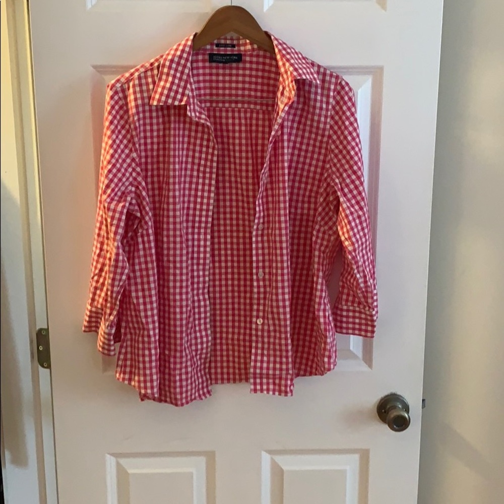 Pink button up